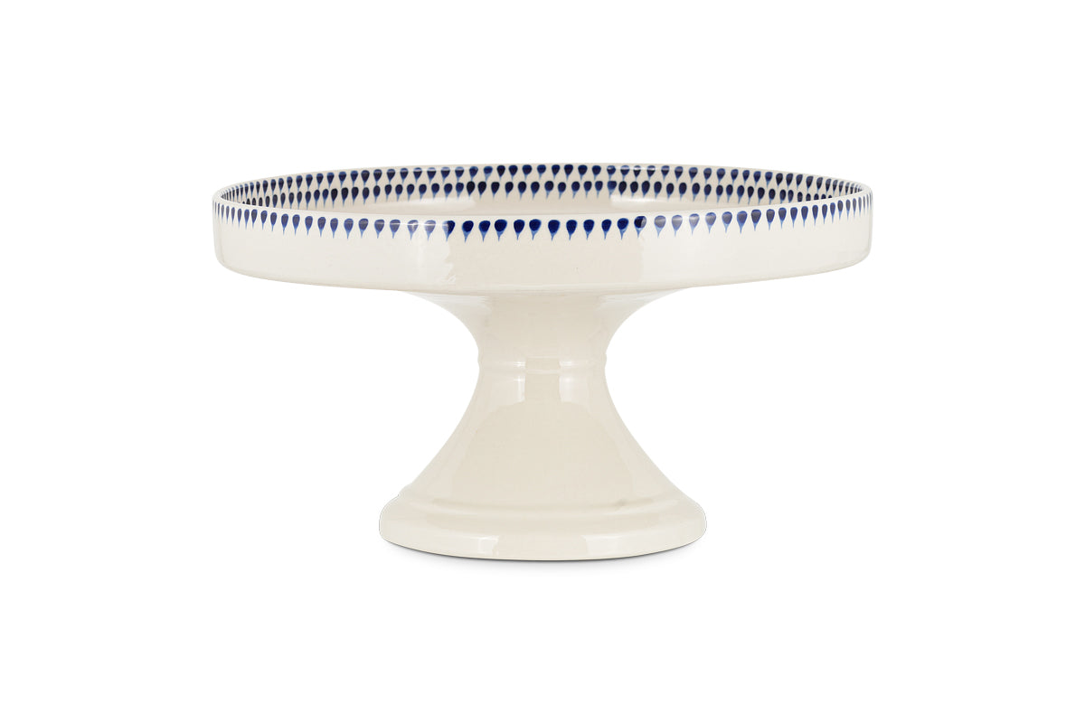 Indigo Drop Ceramic Stand