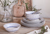 Iba Dinnerware Set - Indigo - (Set of 12)-Trade nkuku