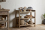 Ibo Reclaimed Wood Pantry Standing Shelves - Natural