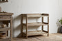 Ibo Reclaimed Wood Pantry Standing Shelves - Natural