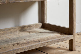 Ibo Reclaimed Wood Pantry Standing Shelves - Natural