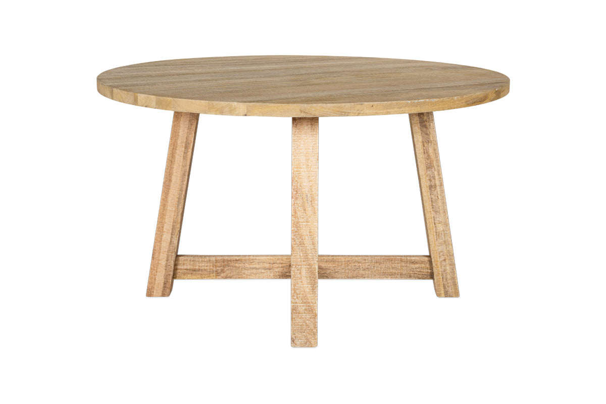 Indali Mango Wood Round Dining Table - Large