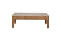 Ira Travertine & Mango Wood Coffee Table - Natural