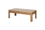 Ira Travertine & Mango Wood Coffee Table - Natural