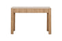 Ira Travertine & Mango Wood Console Table - Natural