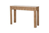 Ira Travertine & Mango Wood Console Table - Natural