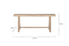 Ibo Reclaimed Wood Long Bench - Natural