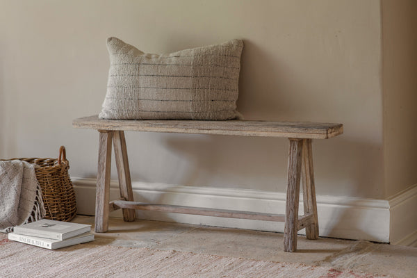 Ibo Reclaimed Wood Long Bench - Natural