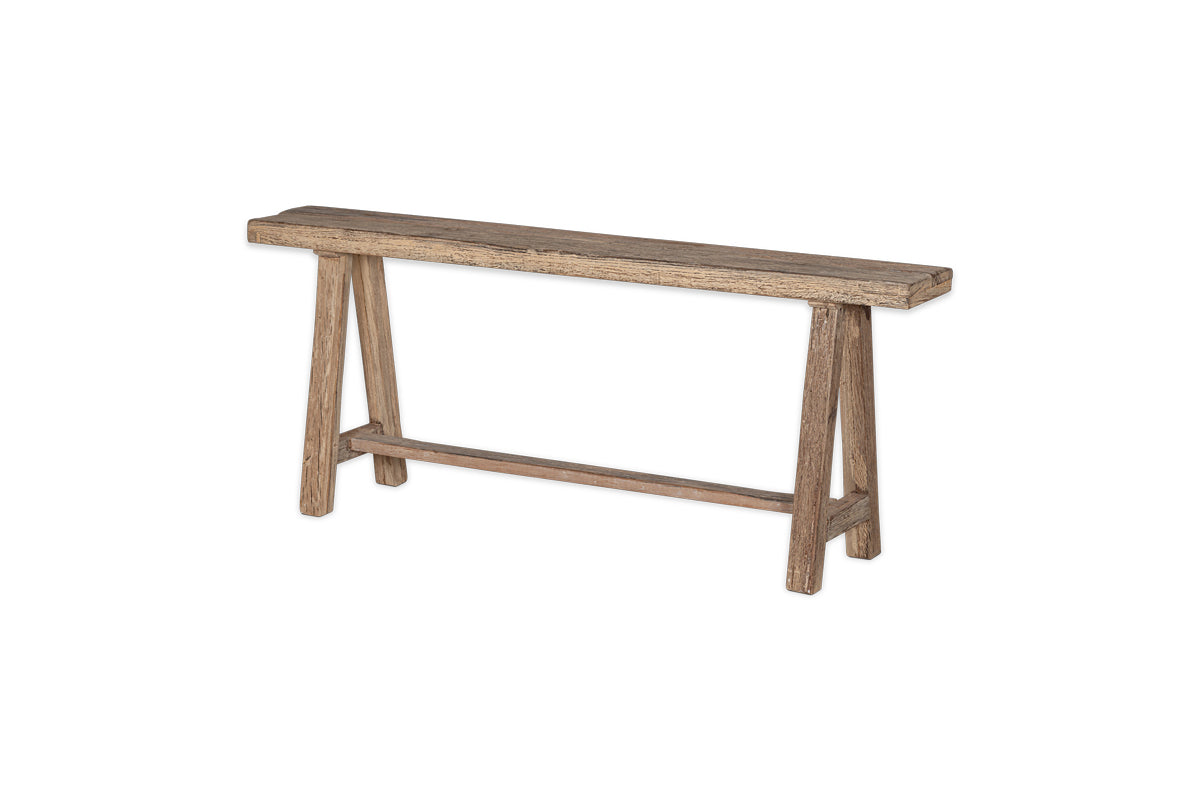 Ibo Reclaimed Wood Long Bench - Natural