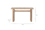 Ibo Reclaimed Wood Console Table - Natural