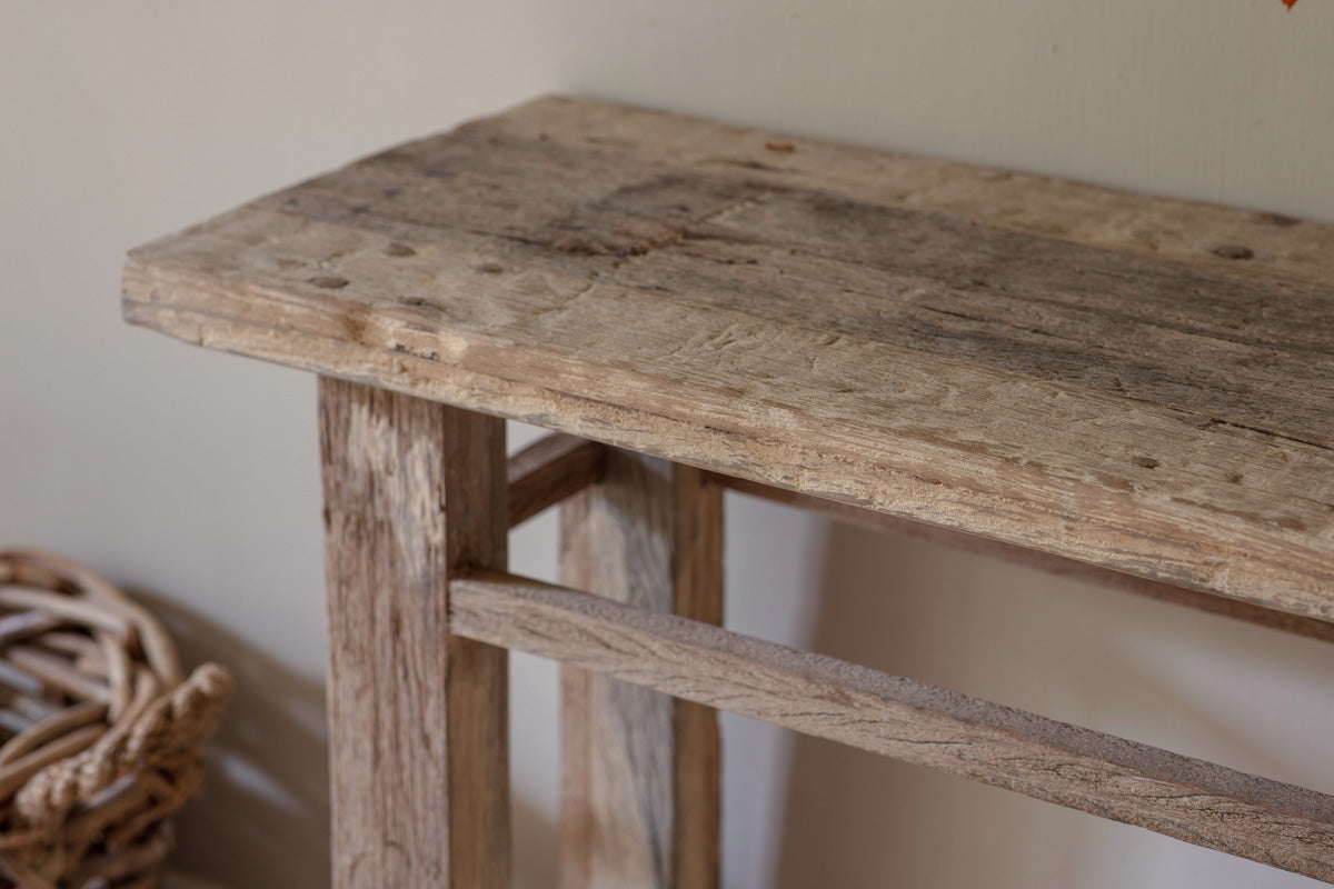 Ibo Reclaimed Wood Console Table - Natural