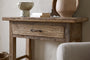 Ibo Reclaimed Wood 1 Drawer Console Table - Natural