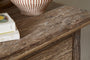 Ibo Reclaimed Wood 1 Drawer Console Table - Natural