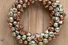 Inika Glass Wreath - Antique Gold & Rust