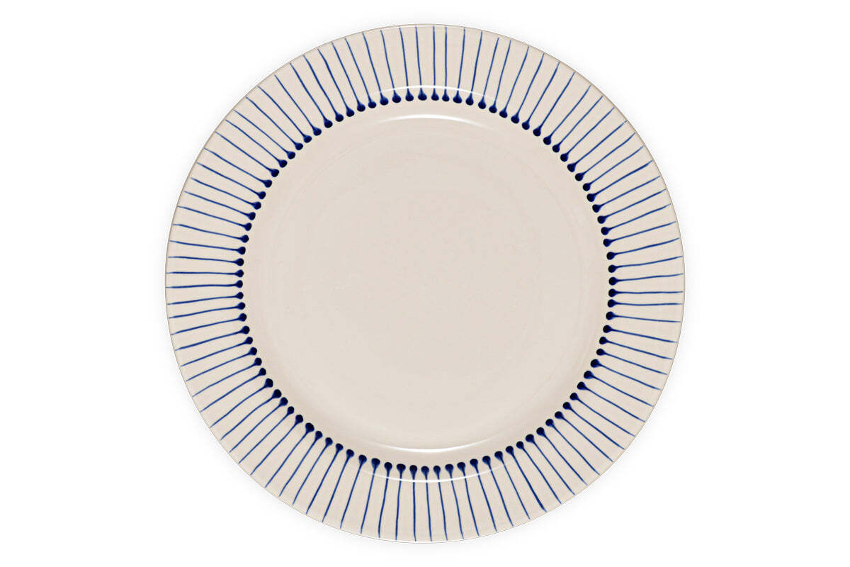 Iba Dinner Plate - Indigo