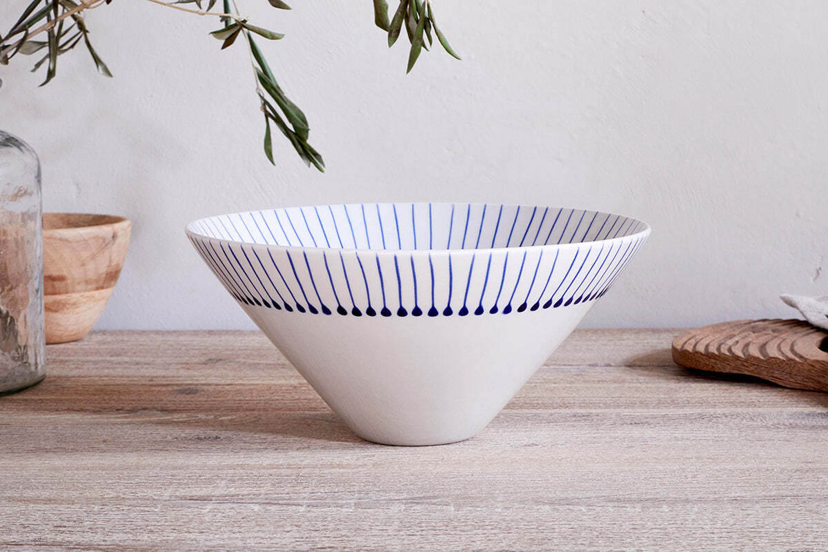 Iba Serving Bowl - Indigo