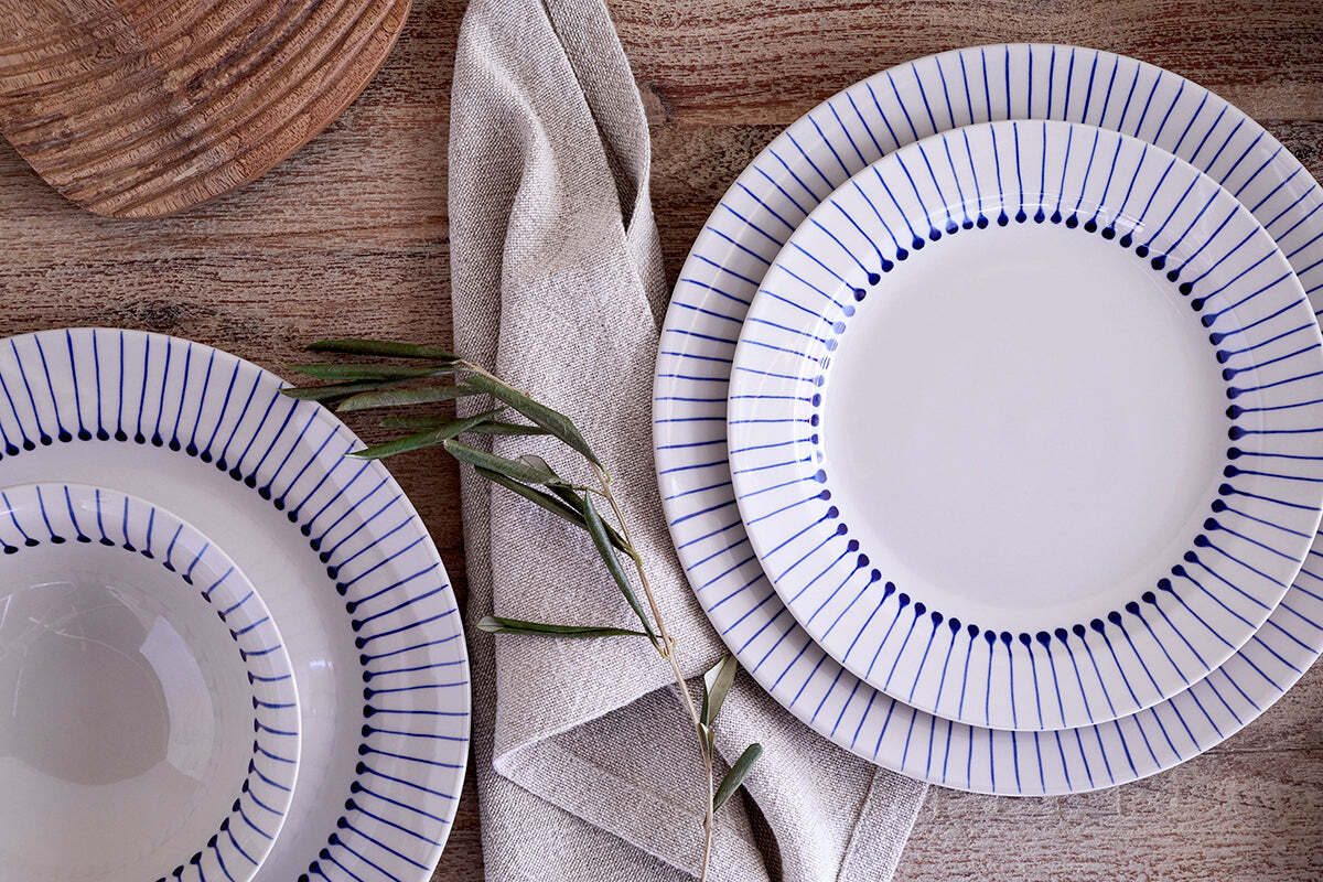 Iba Side Plate - Indigo