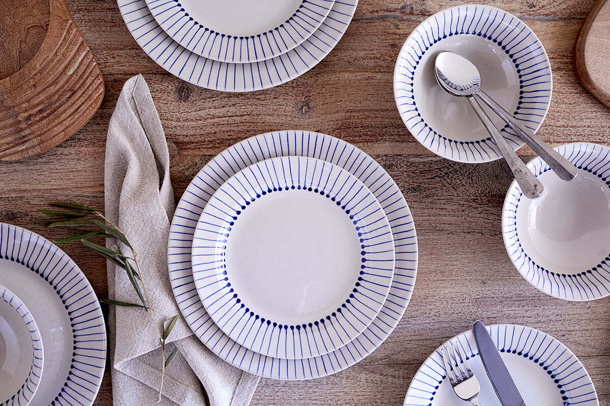 Iba Side Plate - Indigo