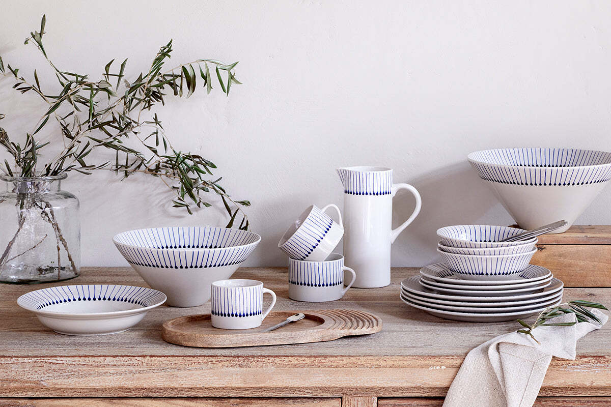 Iba Side Plate - Indigo