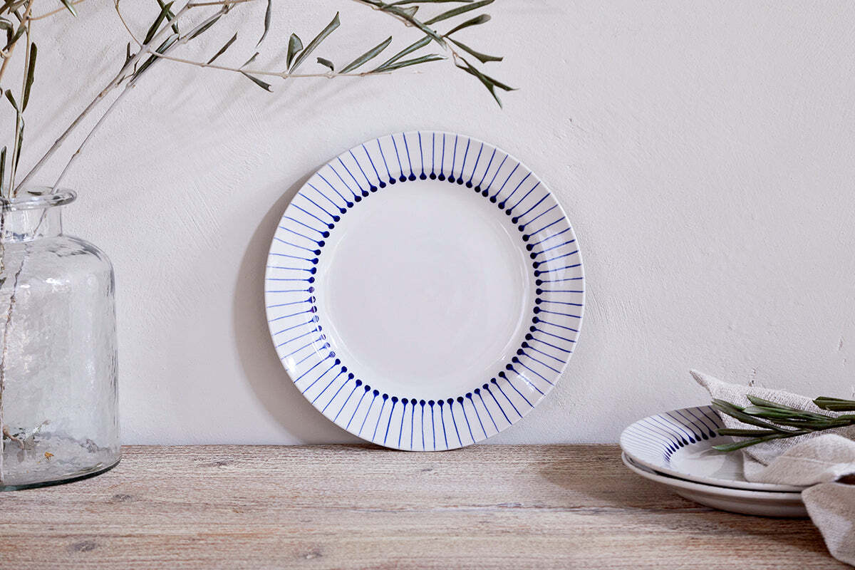Iba Side Plate - Indigo