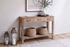 Ibo Reclaimed Wood 3 Drawer Console Table - Natural