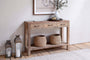 Ibo Reclaimed Wood 3 Drawer Console Table - Natural