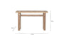 Ibo Reclaimed Wood Console Table - Natural