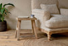 Ibo Reclaimed Wood Low Stool - Natural