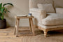 Ibo Reclaimed Wood Low Stool - Natural