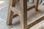 Ibo Reclaimed Wood Low Stool - Natural