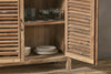 Ibo Reclaimed Wooden Slatted Sideboard - Natural