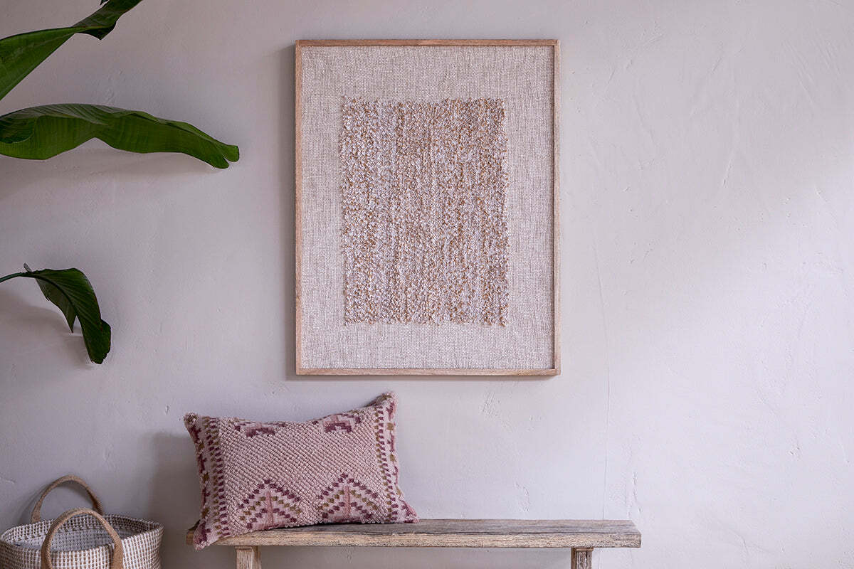 Ikona Textured Wall Art - Natural