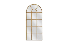 Imoma Iron Full Length Arch Mirror - Brass