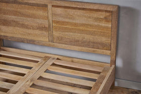 Indali Mango Wood Bed - Natural