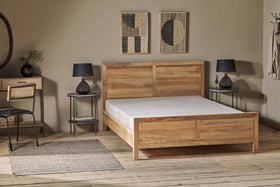 Indali Mango Wood Bed - Natural