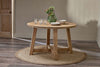 Indali Mango Wood Round Dining Table - Natural