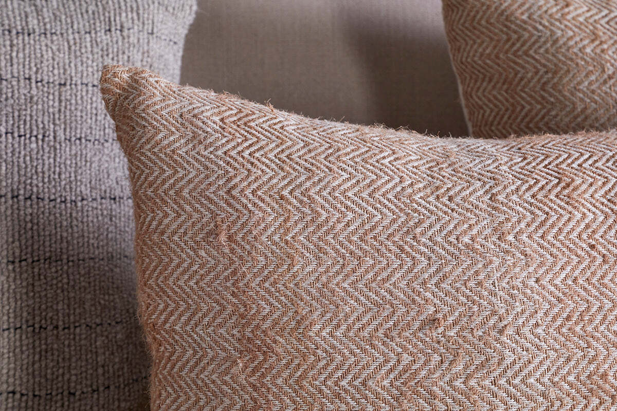 Indie Recycled Cushion Cover - Rust