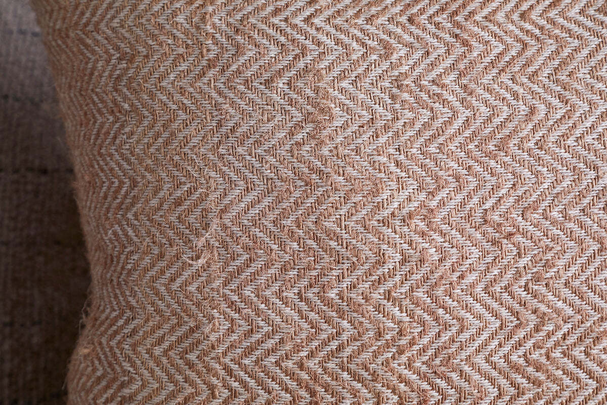 Indie Recycled Cushion Cover - Rust