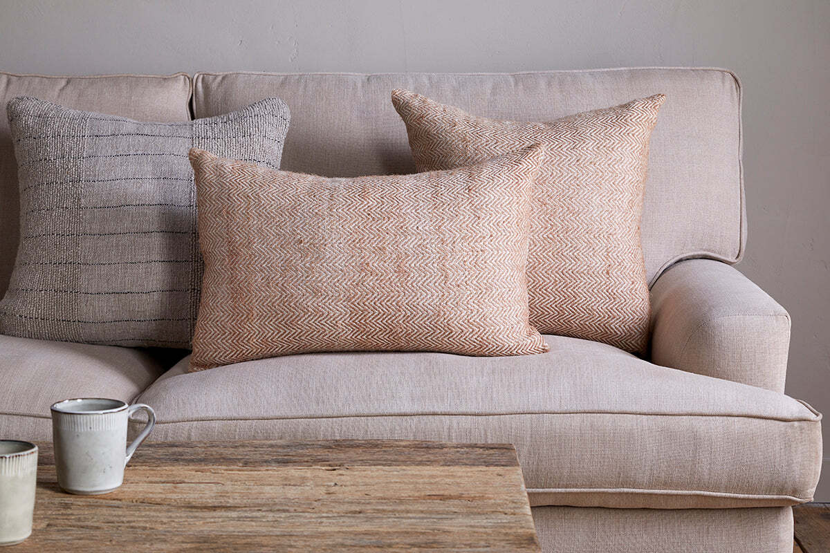 Indie Recycled Cushion Cover - Rust