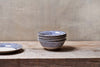 Indigo Drop Cereal Bowl - Cream & Indigo