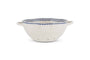 Indigo Drop Colander - Cream & Indigo