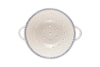 Indigo Drop Colander - Cream & Indigo