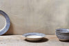 Indigo Drop Pasta Bowl - Cream & Indigo