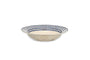 Indigo Drop Pasta Bowl - Cream & Indigo