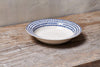 Indigo Drop Pasta Bowl - Cream & Indigo