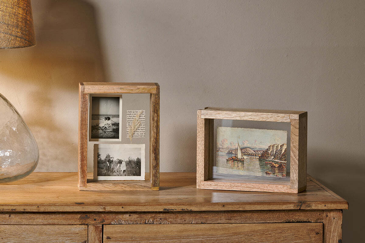 Indu Standing Mango Wood Frame - Natural