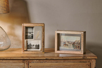 Indu Standing Mango Wood Frame - Natural