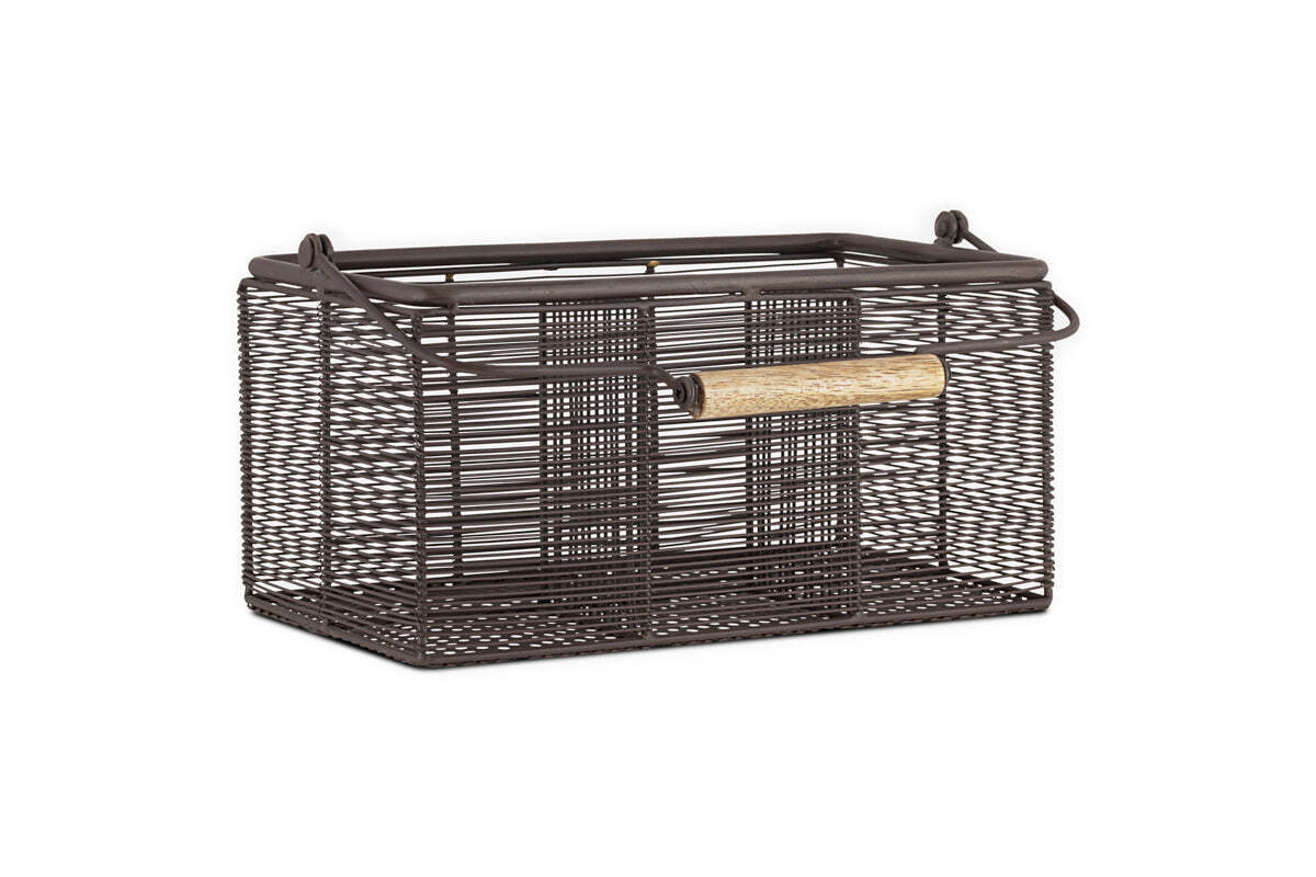 Inkollu Wire Cutlery Holder - Aged Brass