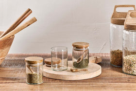 Izaan Spice Jar - Clear - (Set of 3)
