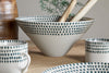 Juniper Drop Serving Bowl - Cream & Juniper - Medium